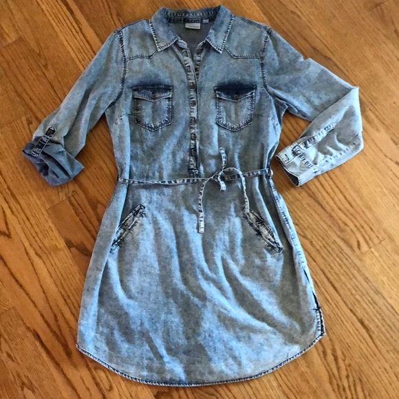 Tribal Dresses & Skirts - Tribal lightweight denim dress